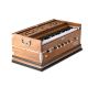 AMRIT Brand 7-Stopper Harmonium Brown Color with Padded Bag